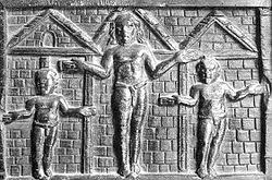 Crucifixion, portail de Sainte-Sabine